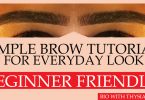 how to fill in the brows