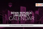 Benin Republic University Calendar