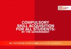 Compulsory skill acquisition for foreign students in Benin Republic: BY THE GOVERNMENT