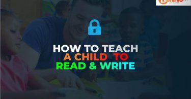 Teaching a child how to read and write