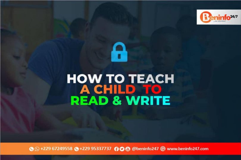 Teaching a child how to read and write
