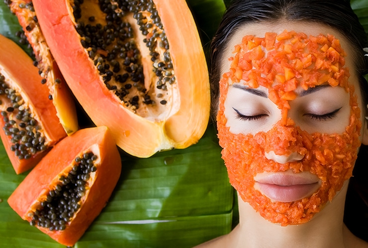 make the glow harder with papaya, milk and honey face mask/ bio with thysiamore