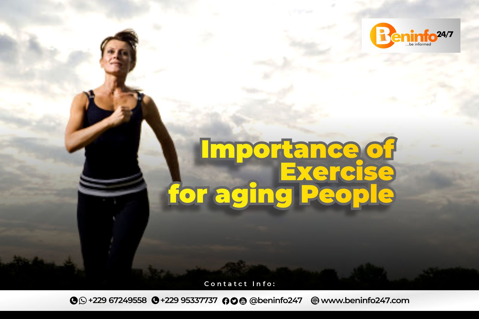 Importance of Exercise for aging People in Cotonou, Benin Republic