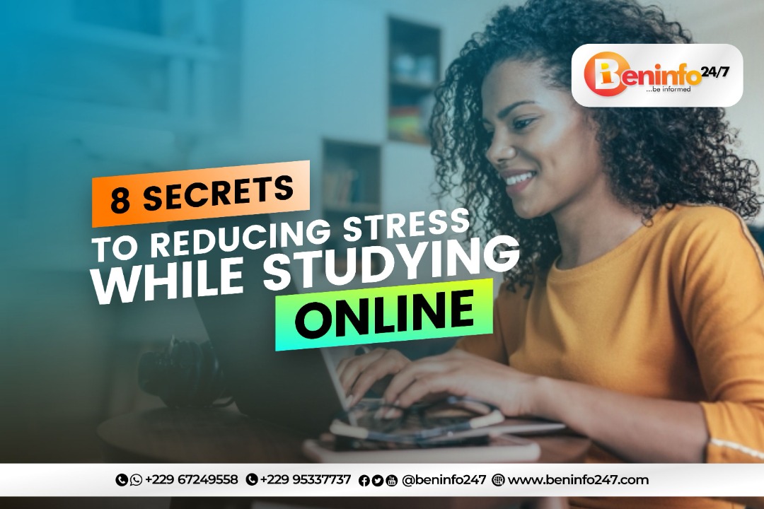 8 SECRETS TO REDUCING STRESS WHILE STUDYING ONLINE