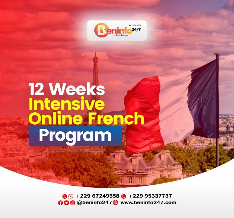 12-week intensive online French program: