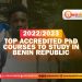 PhD courses to study in Benin Republic